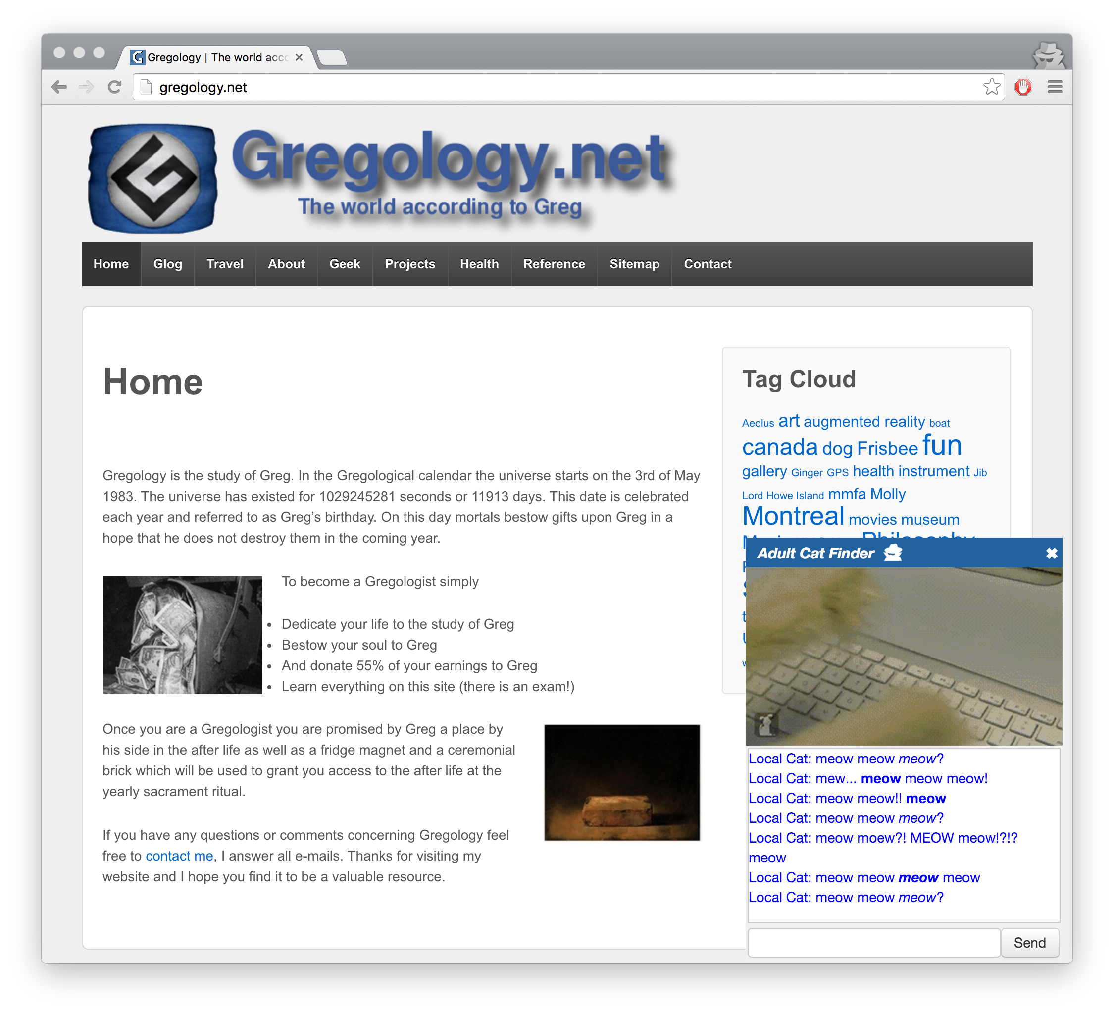 Gregology.net 2015 version